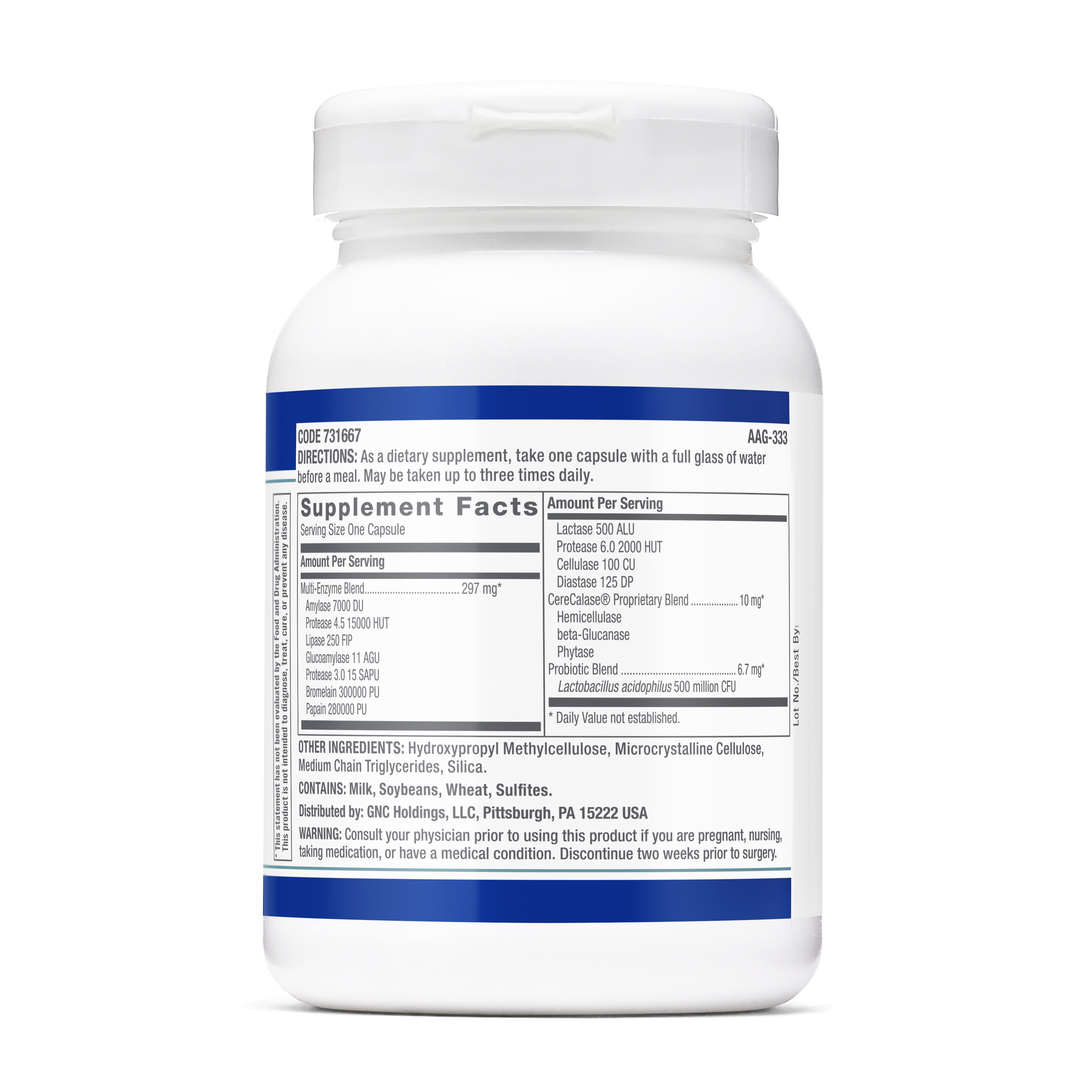GNC Fórmula Multi-Enzimas - Imagen 2