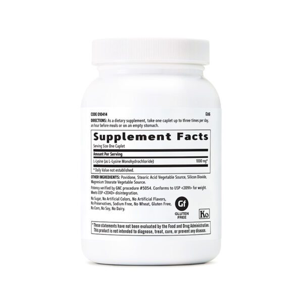 L-LYSINE 1000MGS - Imagen 2