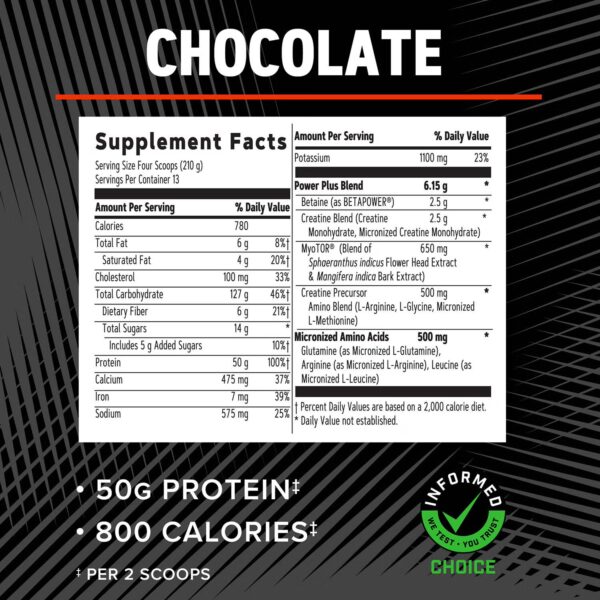 GNC AMP MASS XXX™ CON MYOTOR® - Imagen 2