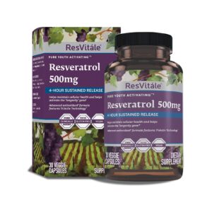 RESVITALE RESVERATROL 500MG