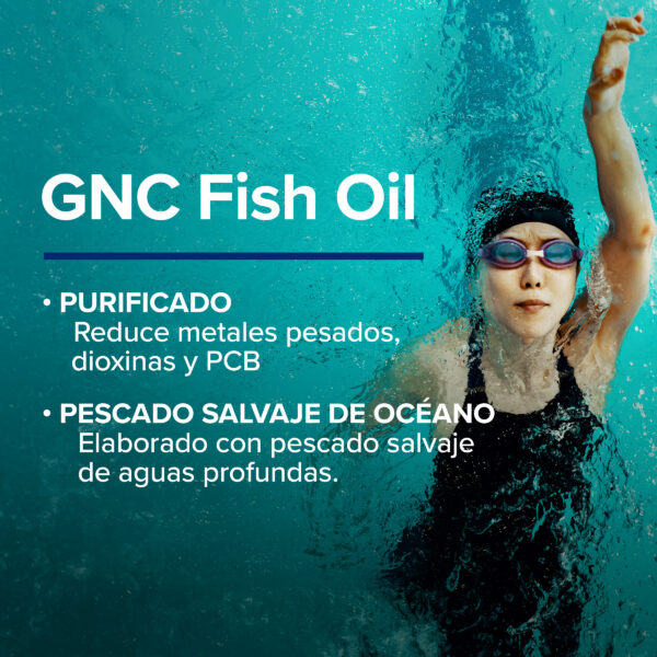 GNC FISH OIL 360 Softgels - Imagen 6
