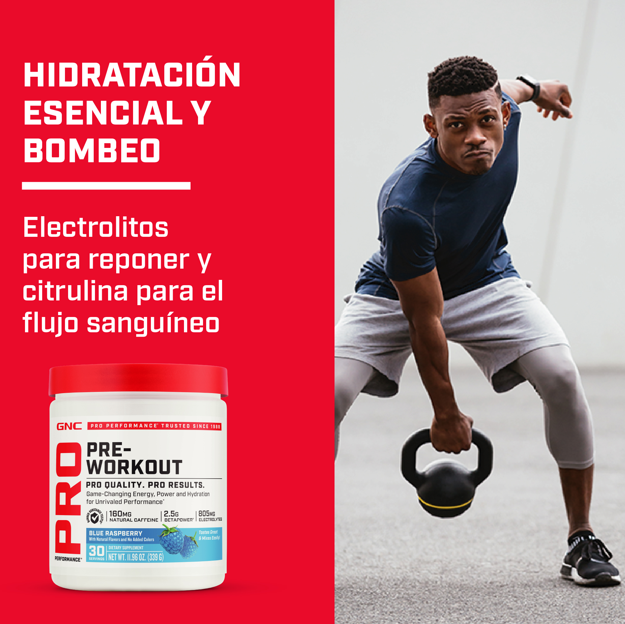 Pro Performance® Pre-Workout 30 servs - Imagen 4