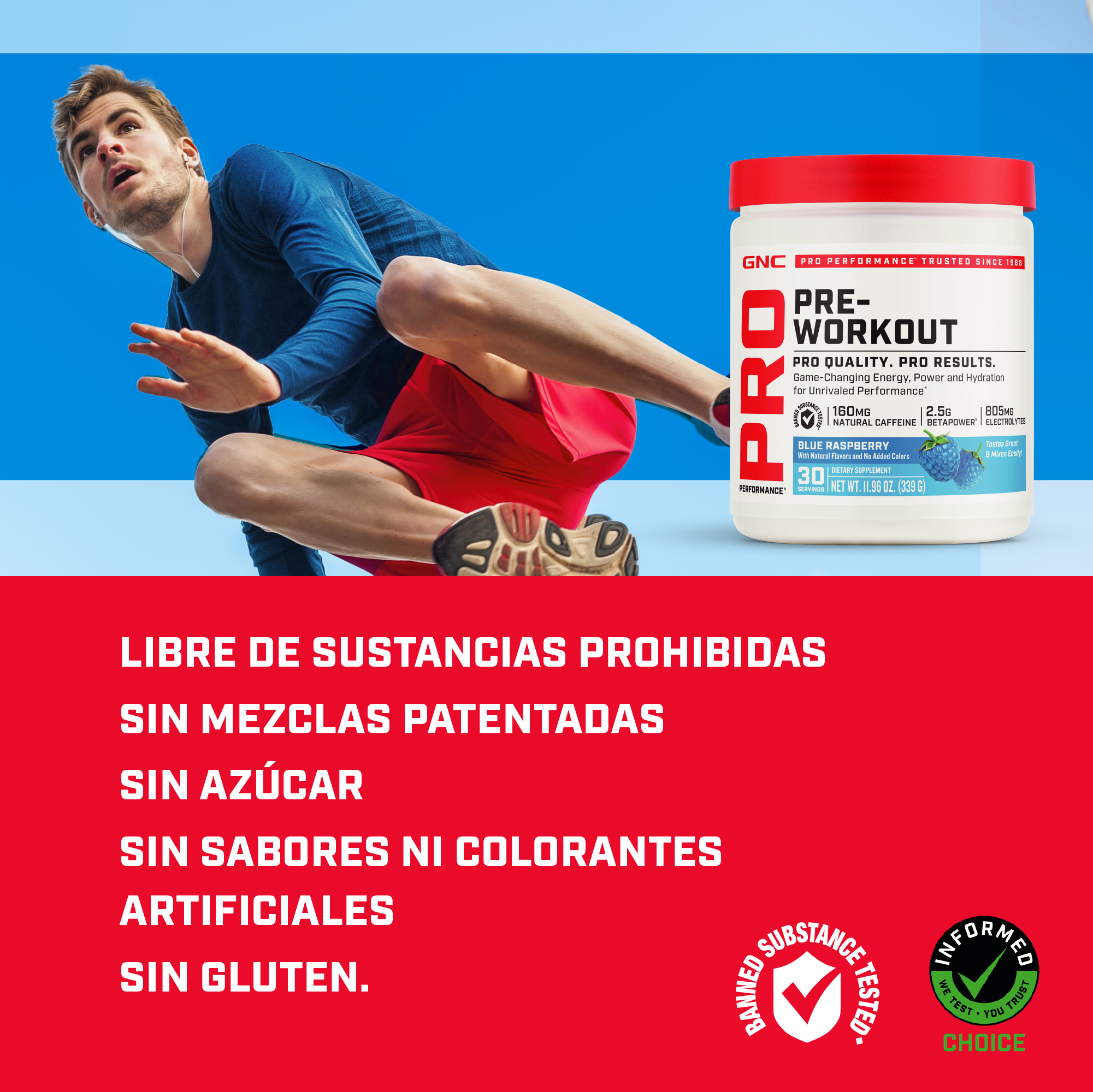 Pro Performance® Pre-Workout 30 servs - Imagen 5