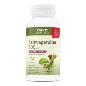 GNC Herbal Plus® Ashwagandha 600mg – 60 Caps