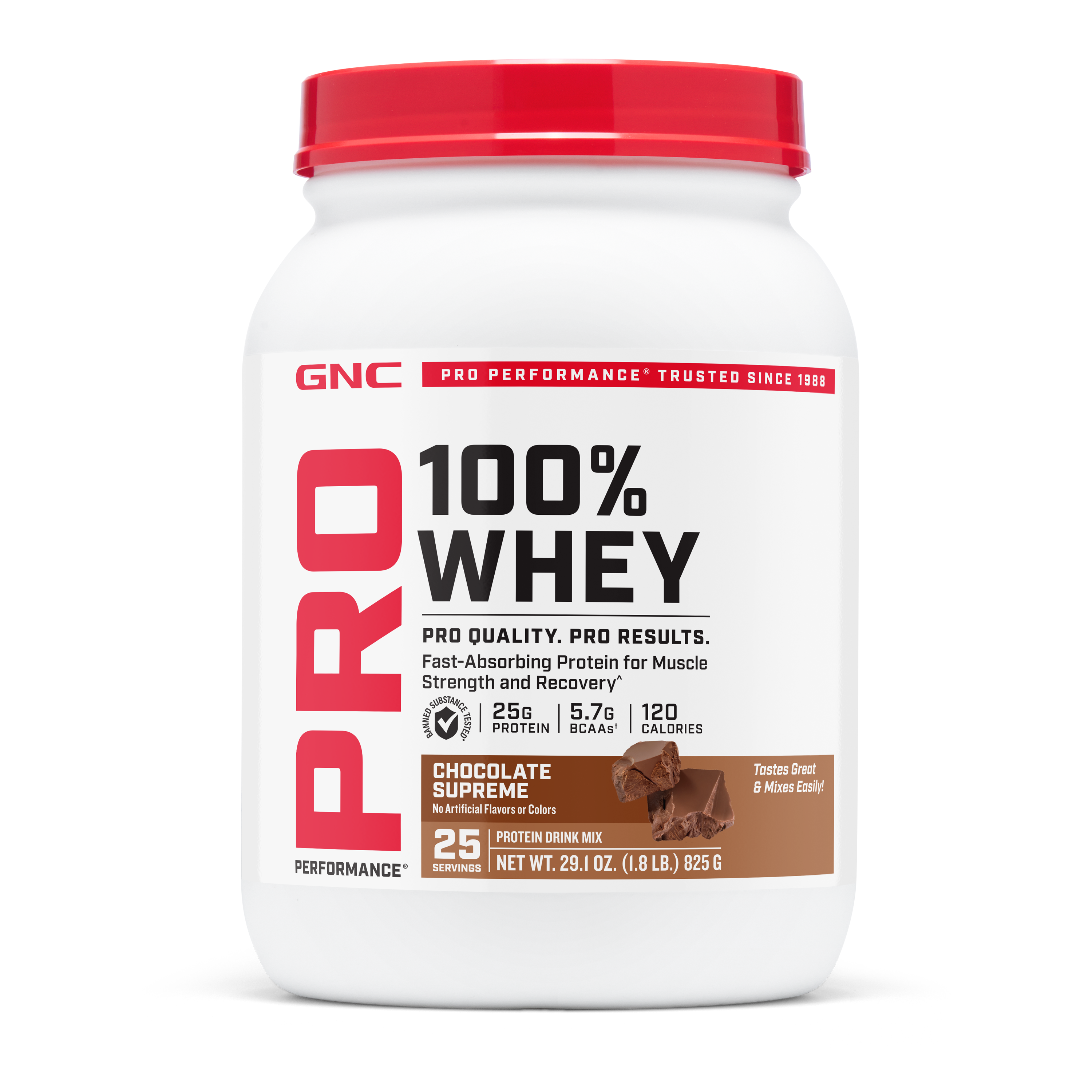 GNC Pro Performance® 100% Whey 2.0 - 25 servicios