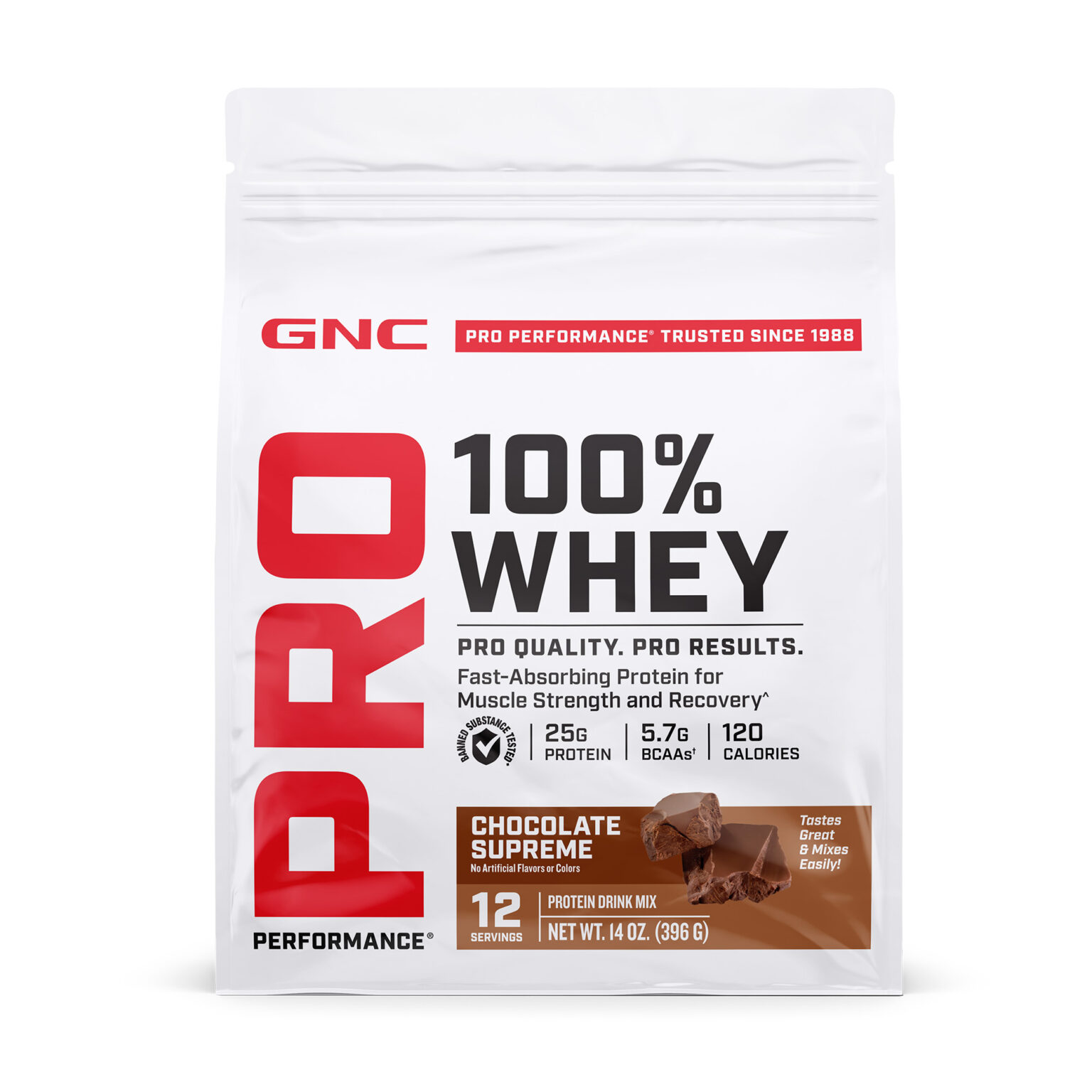 GNC Pro Performance® 100% Whey 2.0- 12 servicios