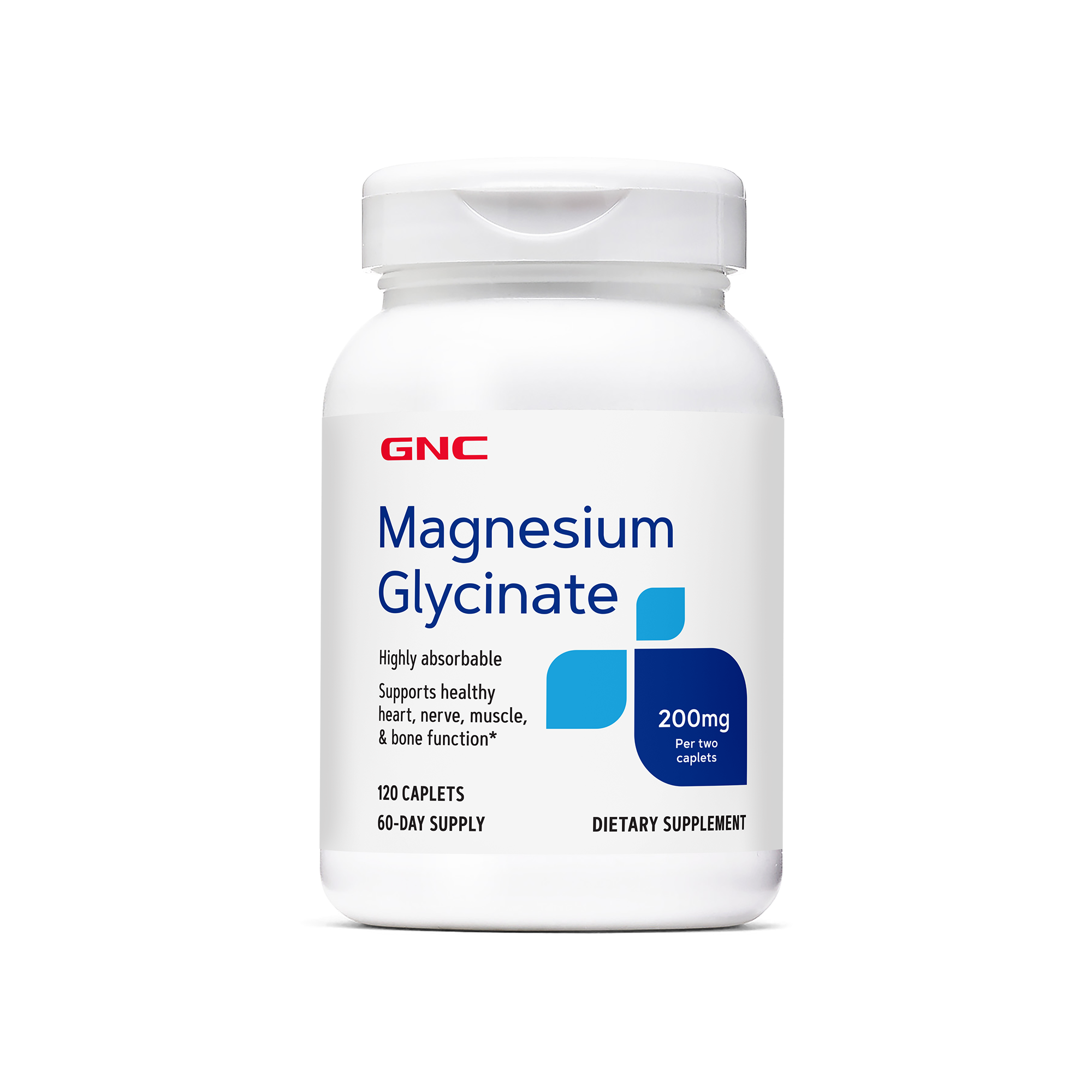 GNC Magnesium Glycinate 200mg | 120 cap