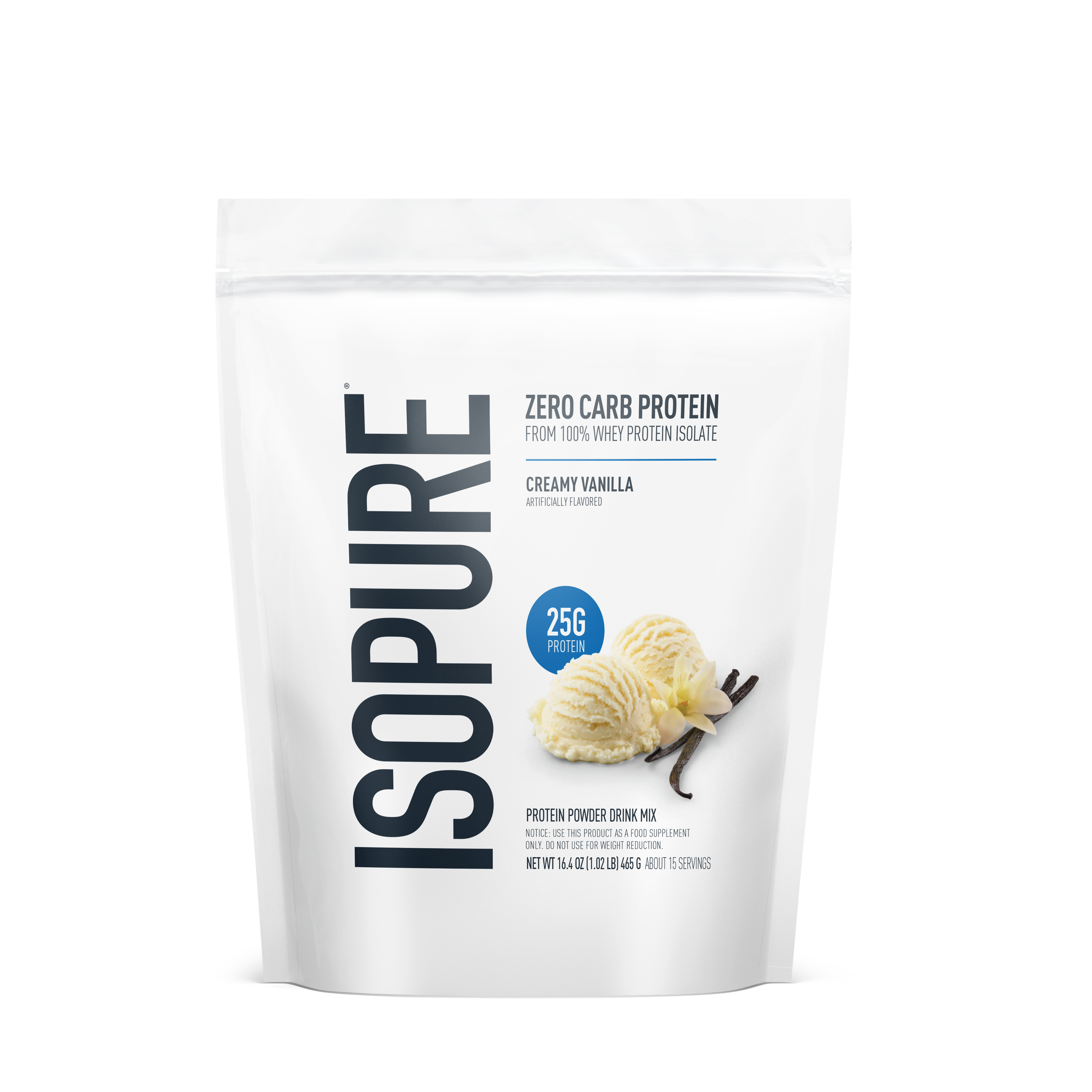 ISOPURE ZERO CARB | 1 lb | Bolsa