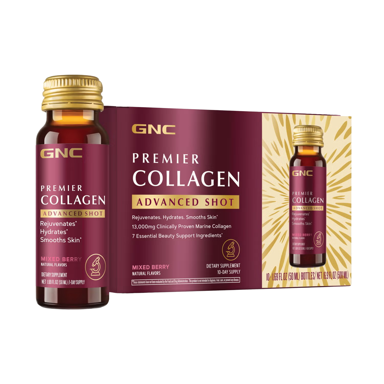 Premier Collagen Advanced Shot - 50 ml (10 botellas)