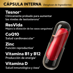 Alternative view of Mega Men® Ultra Testosterone Booster | 120 Capsulas (30 Servicios)
