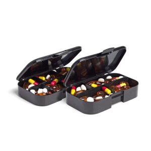 Pillbox Organizer | Black – 2 Pack - Imagen 3