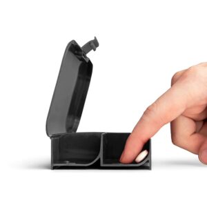 Alternative view of Pillbox Organizer | Black – 2 Pack